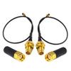2.4G WiFi Antenna for FPV TX Antenna with RP-SMA Female Cable Dipole Whip FPV PC Antenna Pack of 2 view 1