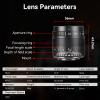 7artisans 35mm f0.95 Large Aperture APS-C Mirrorless Cameras Lens Compact for Sony A7 A7II A7III(A7M3) A7R A7RIII A7S A7SIII A6000 A6300 A6400 A6500 NEX-3 NEX-3R NEX-5T view 4