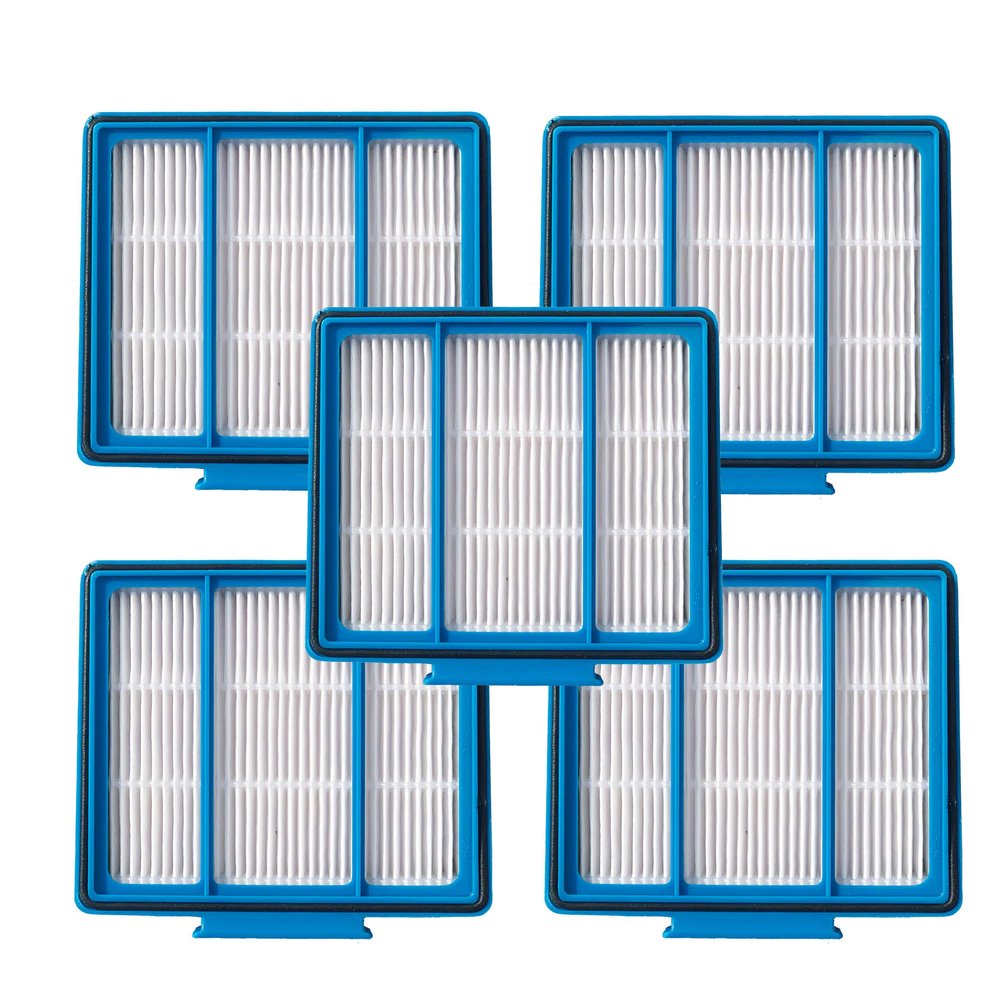 5-Pack Replacement HEPA Filter Compatibility for Shark ION,IQ,EZ AI Series Vacuum AV2501AE RV1001AE AV910/911S/912S/915S AV753 RV100AE UR1000SR AV2001WD RV1001 AV752 AV2820S Part Fit # RVFFK950 (5)
