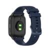 FitTurn Soft Colorful Silicone Watch Band Straps Compatible with Garmin Venu Sq 2 Music watch Replacement Quick Release Watch Bands Sport Strap Compatible with Garmin Venu Sq 2 Music Smartwatch (Navy blue) view 2
