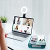 Ring Light Video Conference Lighting Kit 3200k-6500K Dimmable Led Clip on Computer Monitor Laptop Phone for Content Creator (YouTube/TikTok/Twitch) Makeup,Conference,Selfie,Video,Vlog (Black) view 1