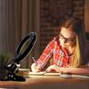 Ring Light Video Conference Lighting Kit 3200k-6500K Dimmable Led Clip on Computer Monitor Laptop Phone for Content Creator (YouTube/TikTok/Twitch) Makeup,Conference,Selfie,Video,Vlog (Black) view 4