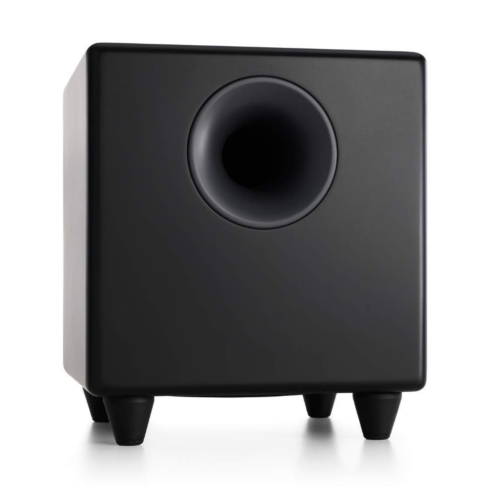 Audioengine S8 250W Powered Subwoofer, Built-in Amplifier (Black) (Renewed)