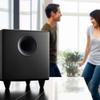 Audioengine S8 250W Powered Subwoofer, Built-in Amplifier (Black) (Renewed) view 4