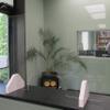 Nail Salon Sneeze Guard 24" x 30" Acrylic Plexiglas Shield Protective Screen, Transaction Window for Employers, Workers, Customers, Barrier - Made in USA view 1