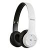 Coby Bluetooth Over-Ear Headphones Wireless Foldable Headset with Microphone, AUX Input, TF Card Slot, Hands-Free Controls, Rechargeable, 5-Hour Playback, White view 1
