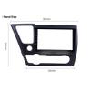 9 inch Car Radio Fascia Frame for Honda Civic Sedan 2013-2016 DVD GPS Navi Player Panel Dash Kit Installation Stereo Frame Trim Bezel view 3