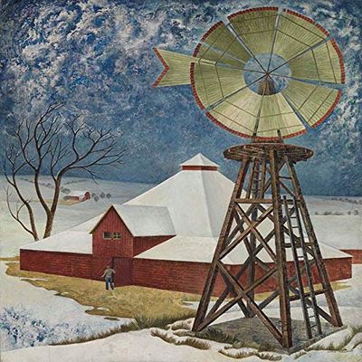 The Windmill : Jenne Magafan : 1937 : Archival Art Print