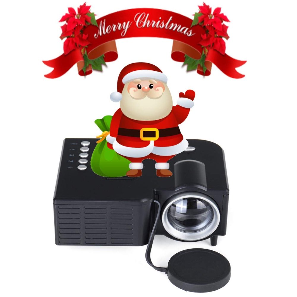 Christmas Decoration Projector Indoor Christmas Video Projections Santa Clause