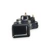 12V Black Plastic Metal Square Style Electric Horn Siren Trumpet view 1