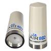 Low Profile Mobile NMO Mobile Mount Antenna, 5G NR, Ground Plane, White view 1