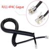 AIMIJIA Telephone Handset Cord,6Ft Modular Coiled Telephone Handset Cord for Telephone/Handset Black Curly Cord (6 Pack) view 3
