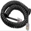 AIMIJIA Telephone Handset Cord,6Ft Modular Coiled Telephone Handset Cord for Telephone/Handset Black Curly Cord (6 Pack) view 4