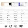 100G QSFP28 SR4 for HPE H3C JL274A, 100GBASE-SR4 QSFP28 Optical Transceiver Module 850nm 100m DOM MTP/MPO DOM view 2