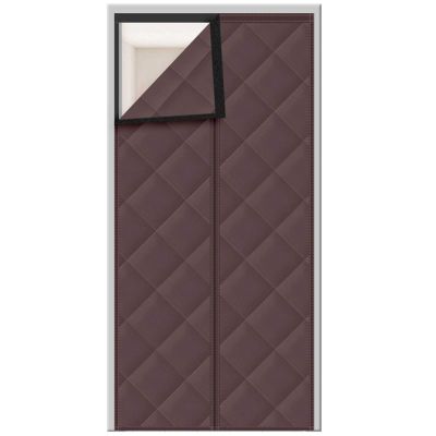 WUZMING Magnetic Thermal Door Curtain, Home Cold Air Screen Door Shut Automatically Winter Insulation Living Room Partition Curtain Oxford Cloth Air Conditioning Curtain