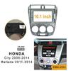 10.1 inch Car Radio Fascia Frame for Honda 2008 DVD GPS Navi Player Panel Dash Kit Installation Stereo Frame Trim Bezel view 2