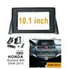 10.1 inch Car Radio Fascia Frame for Honda Accord 8th 2008-2013 DVD GPS Navi Player Panel Dash Kit Installation Stereo Frame Trim Bezel view 2