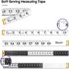 iBayam 2 Pack Tape Measure Measuring Tape for Body Fabric Sewing 60"/150cm view 3