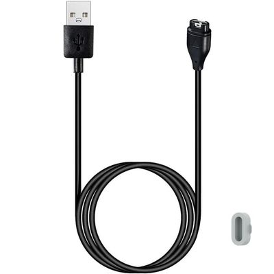 Kissmart Charger for Garmin Approach S10 S12 S40 S42 S44 S50 S60 S62 S70, Replacement Charging Cable Cord Plus a Grey Charger Port Anti Dust Plug for Garmin Approach Smart Watch