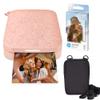 HP Sprocket Portable 2x3 Instant Photo Printer (Blush Pink) Zink Paper Bundle view 1