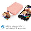 HP Sprocket Portable 2x3 Instant Photo Printer (Blush Pink) Zink Paper Bundle view 3