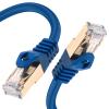 Cat 7 Ethernet Cable Network Patch Cord Blue 6ft 10Gbps LAN 600Mhz Copper 26AWG S/FTP CAT7 Shielded High Speed Internet Performance Gold Plated RJ45 For Gaming / Modem / NAS / Router / Laptop view 1