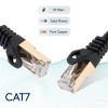 Cat 7 Ethernet Cable Network Patch Cord Blue 6ft 10Gbps LAN 600Mhz Copper 26AWG S/FTP CAT7 Shielded High Speed Internet Performance Gold Plated RJ45 For Gaming / Modem / NAS / Router / Laptop view 3