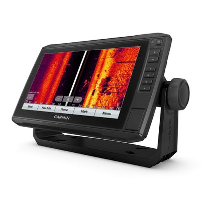 Garmin ECHOMAP UHD 93sv with GT56UHD-TM Transducer, 9"" Keyed-Assist Touchscreen Chartplotter with U.S. LakeVu g3 and Added High-Def Scanning Sonar (010-02523-01)
