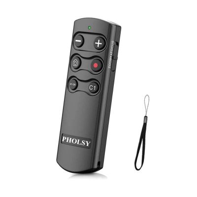 PHOLSY Wireless Remote Commander for Sony ILCE-a1, a6400, a6600, a6700, a7C, a7M3, a7M4, a7RM3, a7RM4, a7SM3, a9M2, RX0M2, RX100M7, ZV-1, ZV-E10 Shutter Release Remote Control Replace Sony RMT-P1BT