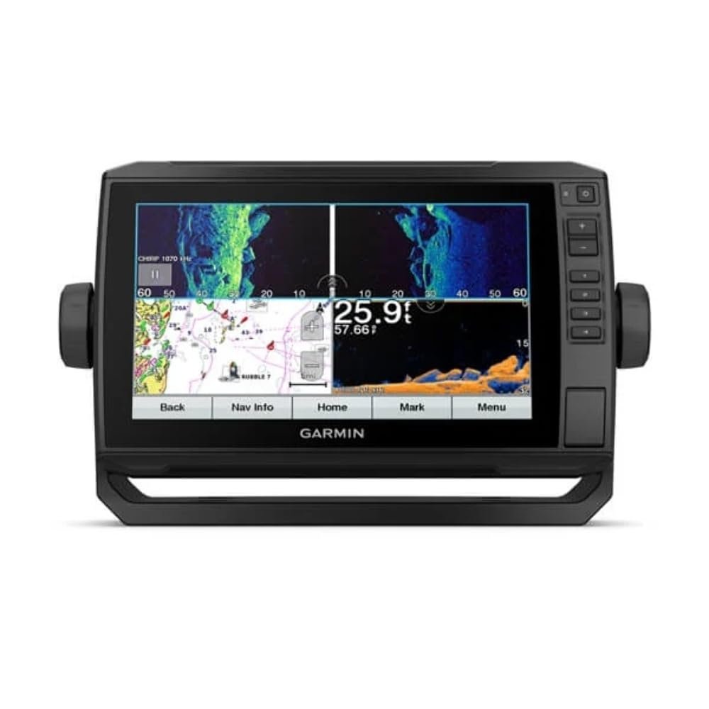 Garmin ECHOMAP UHD 94sv with GT56UHD-TM Transducer, 9"" Keyed-Assist Touchscreen Chartplotter with U.S. BlueChart G3 and Added High-Def Scanning Sonar (010-02524-01)