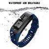 Meifox Compatible for Garmin Vivosmart HR Replacement Bands,Soft Silicone Replacement Band for Garmin Vivosmart HR Watch (Navy blue, Large) view 2