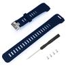 Meifox Compatible for Garmin Vivosmart HR Replacement Bands,Soft Silicone Replacement Band for Garmin Vivosmart HR Watch (Navy blue, Large) view 4