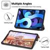 TNP Cover Case for iPad Air 11 Inch M2 6th 2024, 5th 4th Generation(2022 2020) - 10.9" Great Wave Case with Pencil Holder for 2nd Gen Apple Pencil - Protective Cover with Trifold Stand view 4