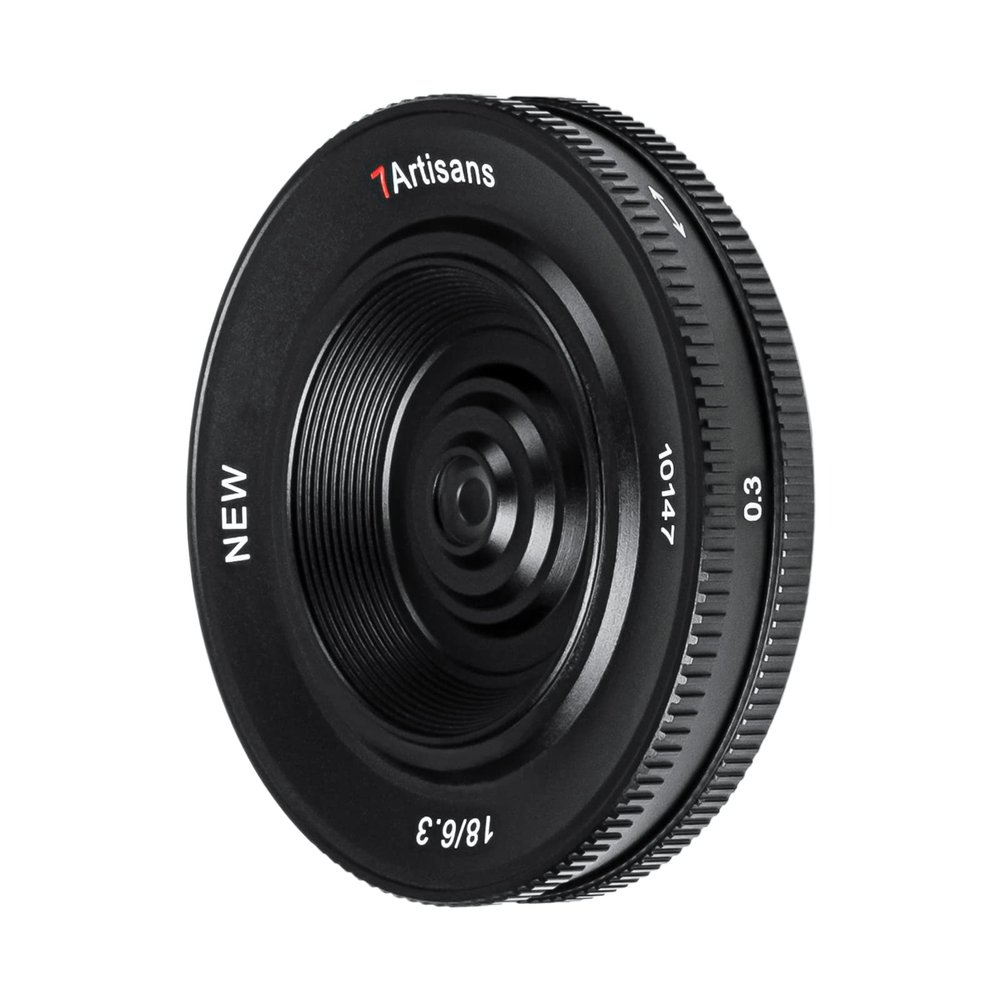 7artisans 18mm F6.3 Mark MFT M4/3 Lens Ultra-Thin APS-C Prime Compact Mirrorless Cameras Lens for Panasonic GF1 GF2 GF3 GF5 GF6 GF7 GF8 GF9 G1 G2 G3 G4 G5 G6 G85 GH1 GH4 GH5