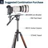 Tripod Center Column-INNOREL ER31C, 10 Layers Carbon Fiber 1.2in/31mm Tube Mid-Column Professional Extension Rod Only Suit Heavy Duty Tripod of ST344C for Digital DSLR Camcorder Camera Shooting view 2