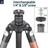 Tripod Center Column-INNOREL ER31C, 10 Layers Carbon Fiber 1.2in/31mm Tube Mid-Column Professional Extension Rod Only Suit Heavy Duty Tripod of ST344C for Digital DSLR Camcorder Camera Shooting view 4
