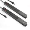 Koreyosh Power Strip 2PCS Surge Protector 6-Outlet with 2 USB Ports(5V/2.4A),6ft Heavy-Duty Braided Extension Cords for Smart-Phone,Tablet PC,Laptop,Desktop,Home/Office,300 Joules,Black view 1