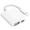 SUNTRSI USB Camera Adapter with Charging Port, Portable USB Female OTG Adapter Suitable for iPhone iPad, Plug and Play USB Adapter for iPad Support Card Reader view 1
