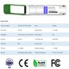 100G QSFP28 CWDM4 Optical Transceiver Module Compatible with Cisco QSFP-100G-CWDM4-S,QSFP-100G-SM-SR,100GBASE-CWDM4 QSFP28 IR4 1310nm 2km DOM view 2