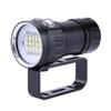 Zerodis IPX8 18000LM 500M Flashlight, Underwater Diving Lighting Lamp Light Handheld Video Photography Torch with Handle Bracket view 1