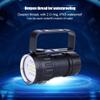 Zerodis IPX8 18000LM 500M Flashlight, Underwater Diving Lighting Lamp Light Handheld Video Photography Torch with Handle Bracket view 2