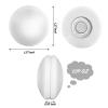 Jetec 12 Pcs/6 Sets Magnetic Curtain Weights No Sew Shower Curtain Magnets White Plastic Shower Curtains Liner Clips for Light Curtains Tablecloth Liner view 3