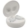 iHome Wireless Earbuds with Charging Case, Water Resistant Bluetooth Earphones with Microphone and Touch Control, White view 4