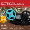 Magnasonic All-in-One Super 8/8mm Film Scanner, Converts Film into Digital Video, Scans 3", 5" and 7" Super 8/8mm Film Reels with Bonus 32GB SD Card (FS81) view 2