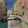 Jane Peterson : Venetian Canal : c. 1920 : Archival Quality Art Print view 1