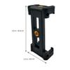 Hemobllo Foldable Tripod Phone Holder Design for Easy Group Photos and Video Recording Lightweight and Compact Compatible and Smartphones Black view 2