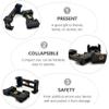 Hemobllo Foldable Tripod Phone Holder Design for Easy Group Photos and Video Recording Lightweight and Compact Compatible and Smartphones Black view 4