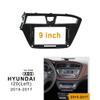 9 inch Car Radio Fascia Frame for Hyundai I20 Left Wheel 2015-2017 DVD GPS Navi Player Panel Dash Kit Installation Stereo Frame Trim Bezel view 2