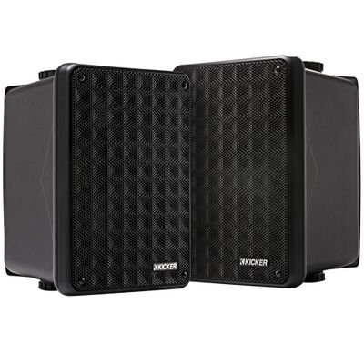 Kicker 46KB6B KB6 Outdoor/Indoor Speakers - Black