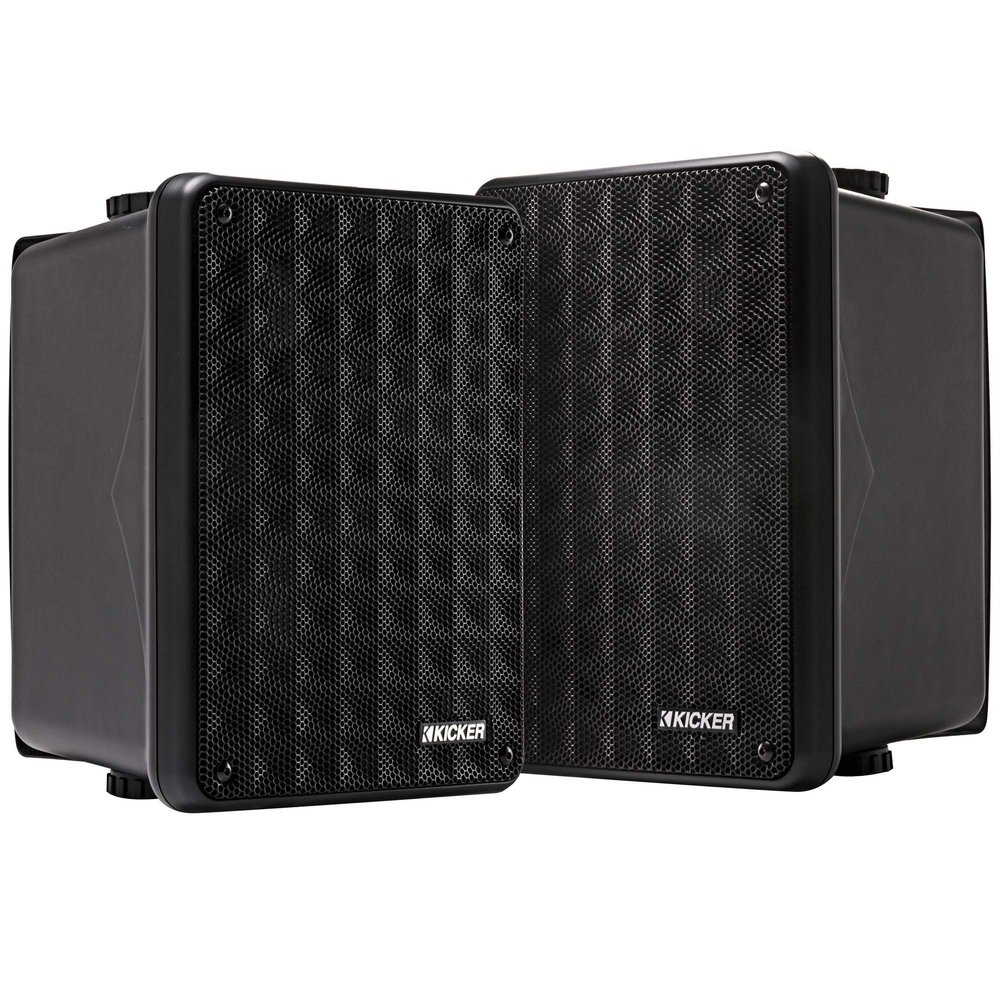 Kicker 46KB6B KB6 Outdoor/Indoor Speakers - Black